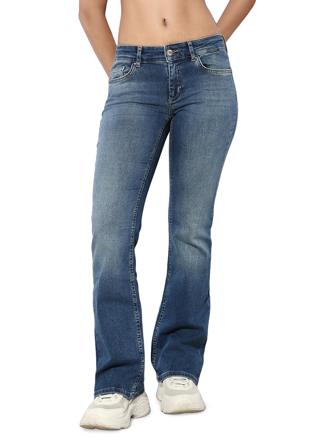  ONLY Women's Classic Straight Jeans for Everyday Comfort
| ONLY Women's Stylish High Waist Jeans Perfect for Work and P